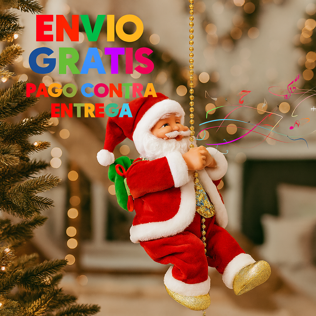 Papa Noel con cuerda sube y baja™