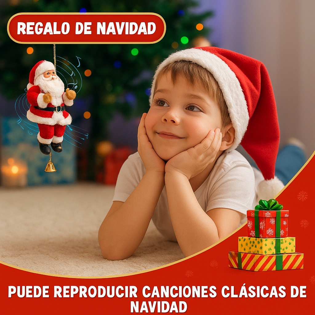 Papa Noel con cuerda sube y baja™