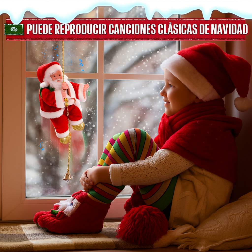 Papa Noel con cuerda sube y baja™