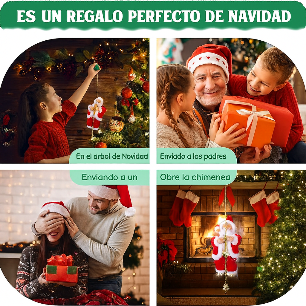 Papa Noel con cuerda sube y baja™