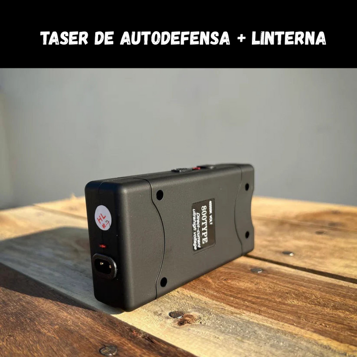 Taser con Linterna Eléctrica de Autodefensa