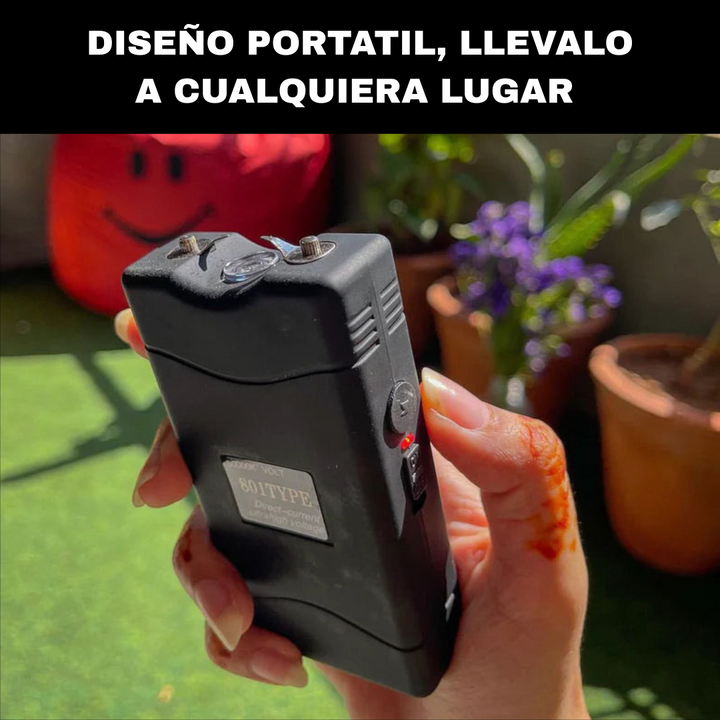 Taser con Linterna Eléctrica de Autodefensa